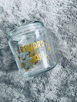 Glass Reward Jar With Stars