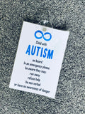 Autism Car Sign