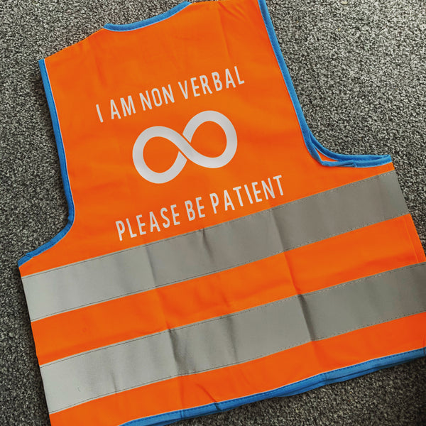 I am non verbal, please be patient with me (infinity)